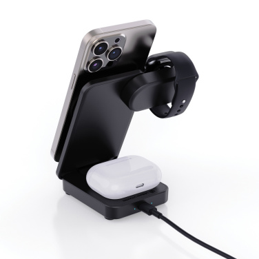 Logotrade promotional items photo of: Urban Vitamin Arcadia RCS rplastic 15W 3in1 magnetic charger