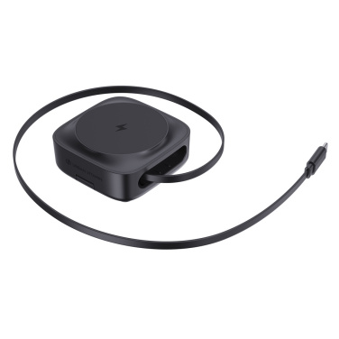 Logo trade corporate gift photo of: Urban Vitamin Goleta 2-in-1 15W magnetic wireless charger