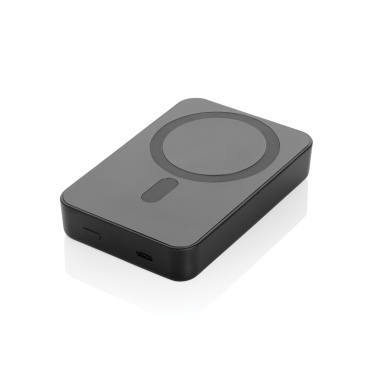 Logo trade promotional gift photo of: Amporia RCS recycled plastic 10.000mAh magnetic powerbank