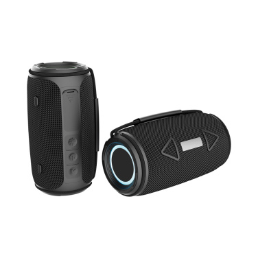 Logo trade promotional products image of: Prisma RCS recycled plastic IPX 4 waterpoof 16W speaker