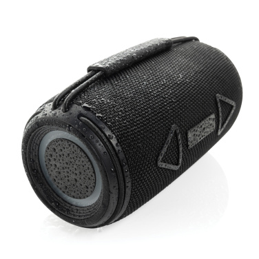 Logotrade promotional giveaway image of: Prisma RCS recycled plastic IPX 4 waterpoof 16W speaker