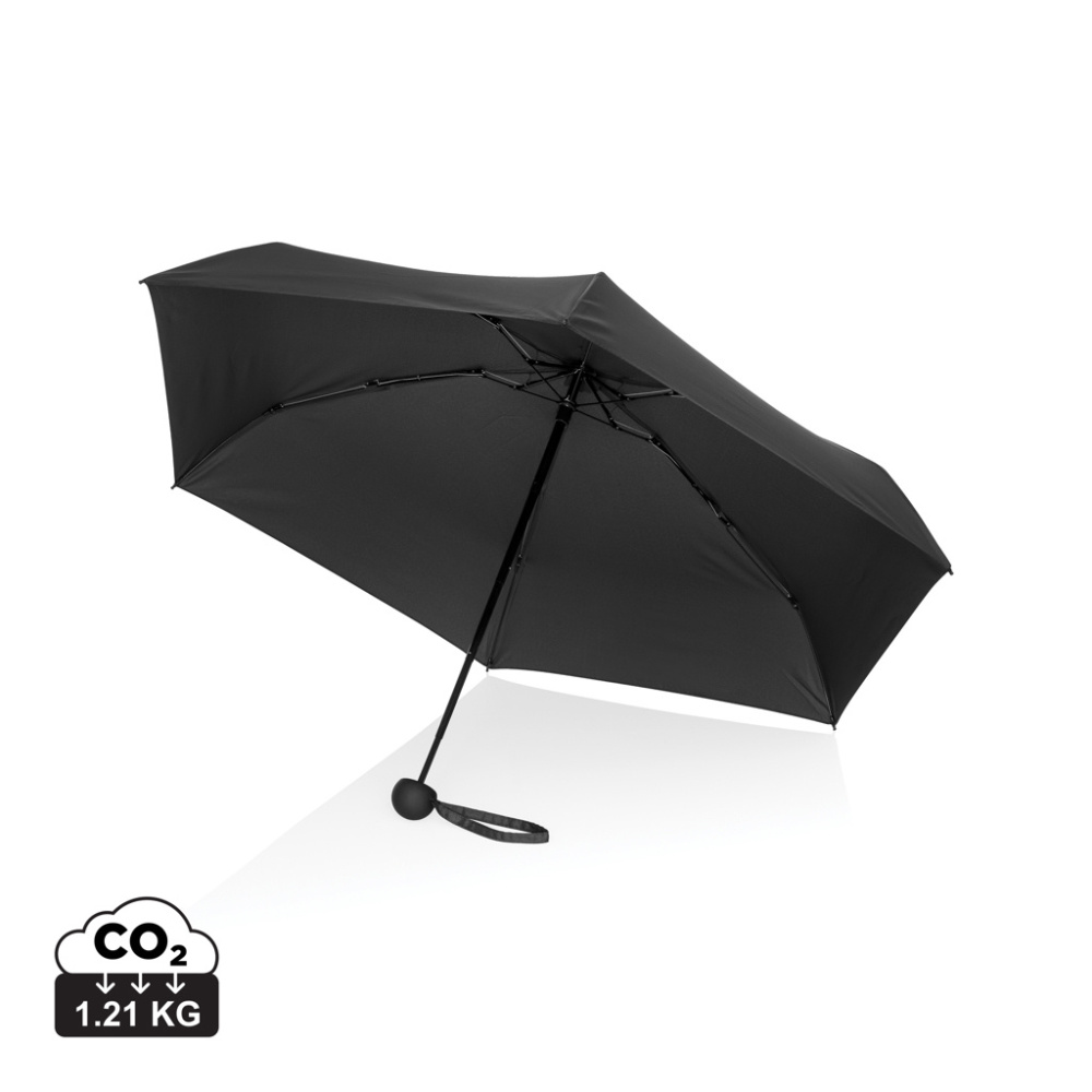 Logotrade promotional products photo of: 19.5" Aware™ RPET super mini manual 190T Pongee umbrella