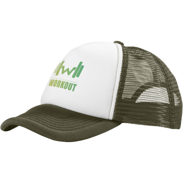 Logo trade promotional gifts image of: Trucker 5 panel cap