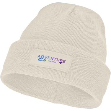 Logo trade business gifts image of: Boreas beanie with patch