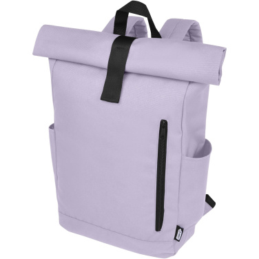 Logo trade advertising product photo of: Byron 15.6" GRS RPET roll-top backpack 18L