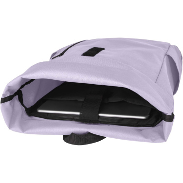 Logo trade promotional items picture of: Byron 15.6" GRS RPET roll-top backpack 18L