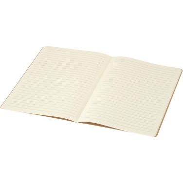 Logotrade promotional product image of: Slyk A5 kraft cahier notebook with ruled pages
