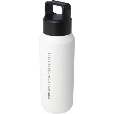 Logo trade business gifts image of: Astra 600 ml RCS certified recycled stainless steel copper vacuum insulated water bottle