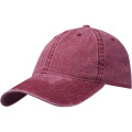 Grafton 6 panel washed cap, Burgundy