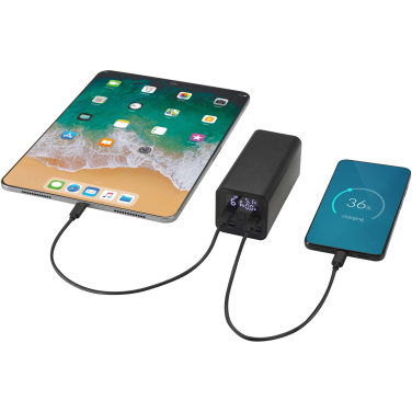 Logotrade promotional giveaway picture of: Acamar 20.000 mAh 70W recycled aluminium laptop power bank