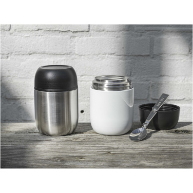 Logo trade promotional merchandise picture of: Supo 480 ml double-walled recycled stainless steel lunch pot
