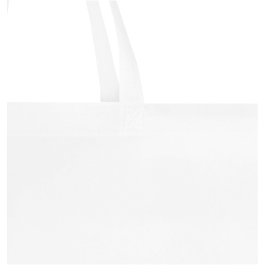 Logotrade promotional merchandise photo of: EcoSeal GRS recycled nonwoven gusset tote bag 12L