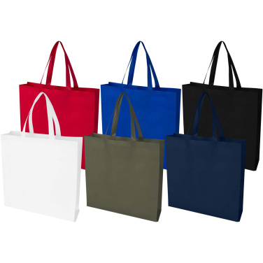 Logo trade advertising product photo of: EcoSeal GRS recycled nonwoven gusset tote bag 12L