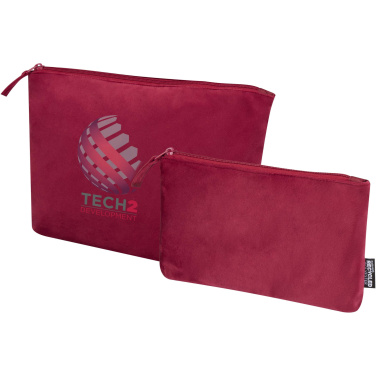 Logotrade corporate gift image of: Swift GRS recycled velvet toiletry bag set