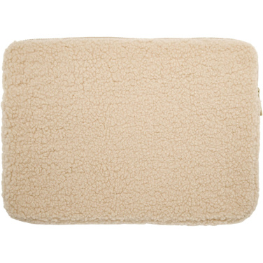 Logotrade corporate gift picture of: Bear 13" GRS recycled sherpa laptop sleeve 2L