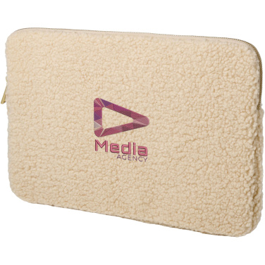 Logo trade corporate gifts picture of: Bear 13" GRS recycled sherpa laptop sleeve 2L