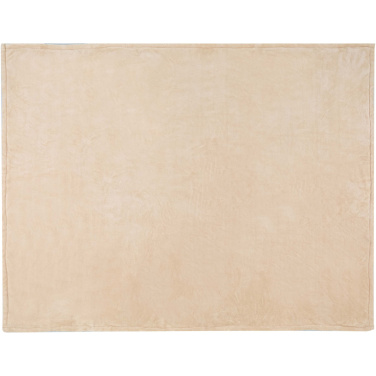 Logo trade promotional items image of: Ashen GRS recycled sherpa blanket