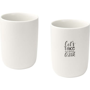 Logo trade advertising products picture of: Male 350 ml ceramic cups - set of 2
