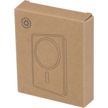 Logotrade promotional gifts photo of: Acrab 10.000 mAh 15W magnetic wireless power bank with 20W PD - made from recycled plastic