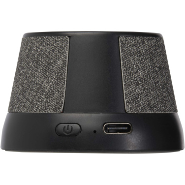 Logo trade promotional products image of: Horna 3W recycled plastic magnetic wireless speaker