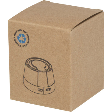 Logo trade advertising product photo of: Horna 3W recycled plastic magnetic wireless speaker