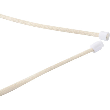 Logo trade promotional merchandise photo of: Adhab smartphone lanyard with bamboo details