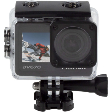 Logotrade promotional gifts photo of: Prixton DV670 4K dual screen action camera