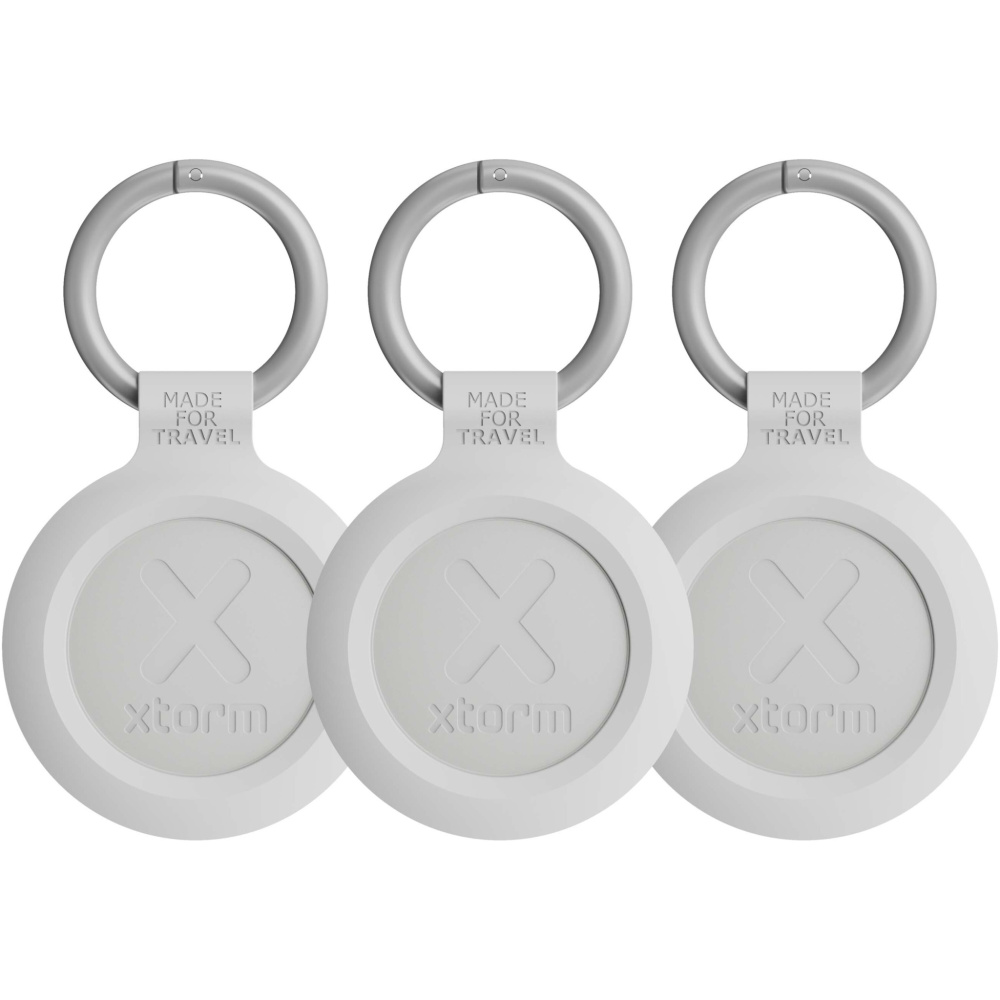 Logo trade promotional products image of: Xtorm XTAG2A 3-pack water resistant travel tag