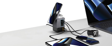 Logotrade business gift image of: Urban Vitamin Sacramento 105W GAN charger+retractable cables