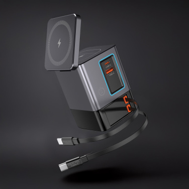 Logo trade advertising product photo of: Urban Vitamin Sacramento 105W GAN charger+retractable cables