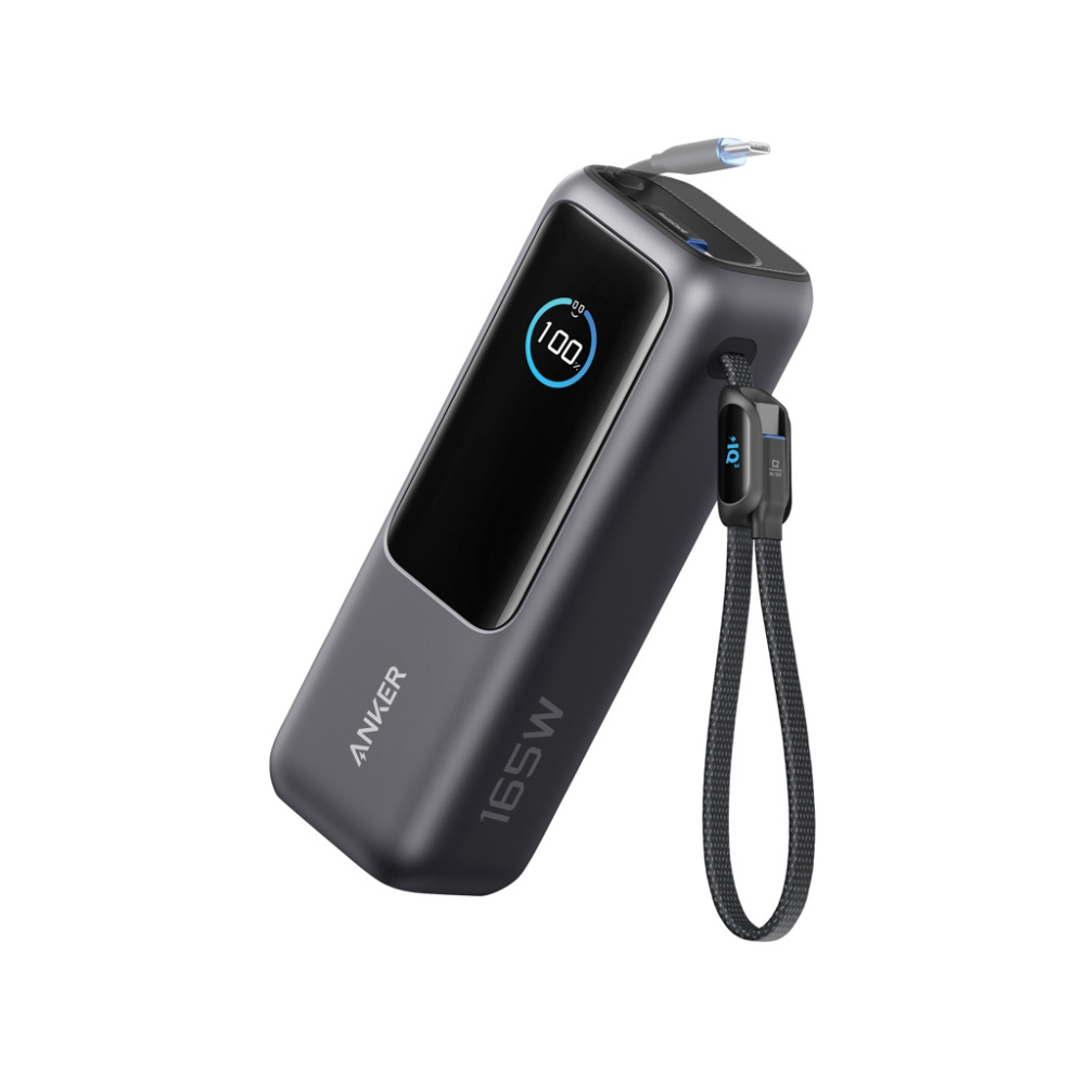 Logotrade advertising product image of: Anker Power Bank 25.000 mah 165W, Built-in retractable cable