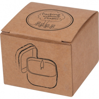 Logotrade corporate gift image of: Candle in tin PRAGUE