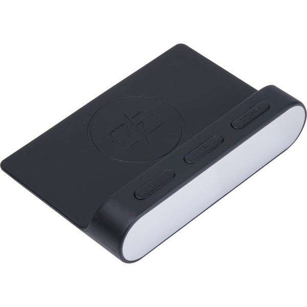 Logotrade business gifts photo of: Alarm Clock and Wireless Charger ADELAIDE