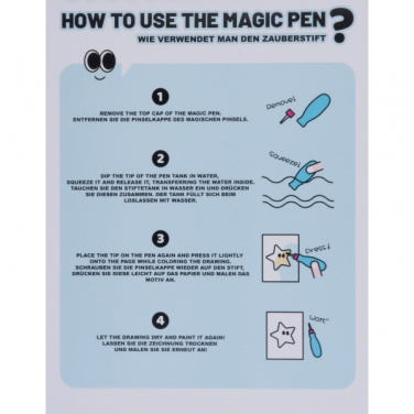 Logotrade promotional item image of: Watercoloring Book ANGERS