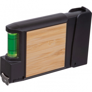 Logo trade advertising product photo of: 3-Meter Tape Measure with Level HALIFAX