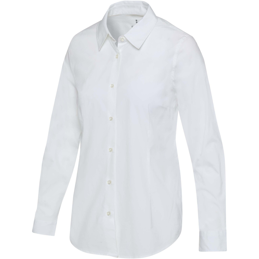 Logo trade corporate gift photo of: Carnelian poplin women's shirt