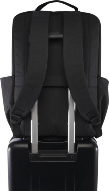 Logo trade promotional gift photo of: Libra 15” GRS recycled laptop backpack 15L