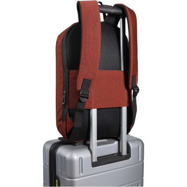 Logo trade promotional products picture of: Luma 15" GRS recycled anti-theft laptop backpack 10L