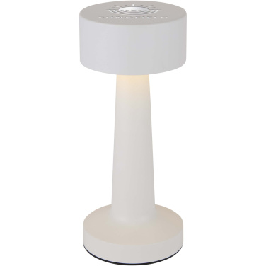 Logo trade promotional gifts image of: Aludra rechargeable dimmable table lamp with 3 light modes