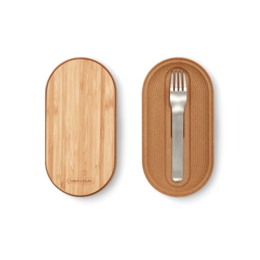 Logotrade promotional products photo of: Black+Blum Stainless Steel Double Bento Box