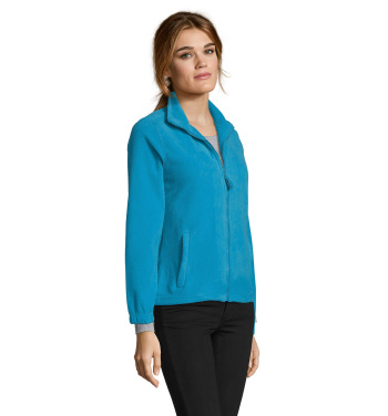 Logotrade corporate gift picture of: NORTH WOMEN ZIPPED FLEECE