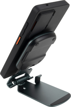 Logo trade promotional merchandise photo of: Phone holder with wireless charger