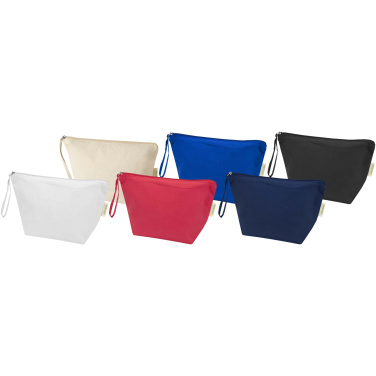 Logo trade promotional product photo of: Odisha 180 g/m² OCS organic large accessory pouch 3L