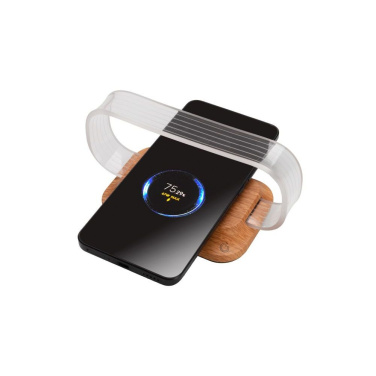 Logotrade promotional item image of: Phone stand with wireless charger JEROME Pierre Cardin