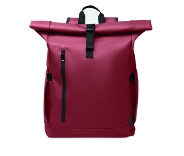 Logotrade promotional giveaway picture of: Rolltop laptop rucksack 600D