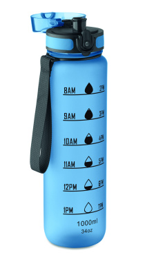 Logo trade advertising product photo of: Sports water bottle RPET 1L