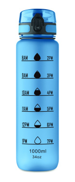 Logo trade promotional products image of: Sports water bottle RPET 1L