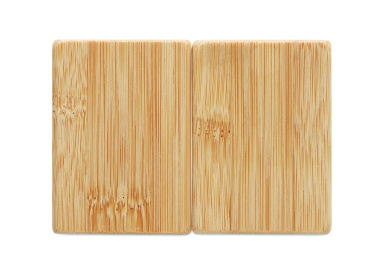 Logotrade promotional item image of: Bamboo salt & pepper set