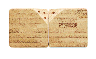 Logotrade corporate gift picture of: Bamboo salt & pepper set