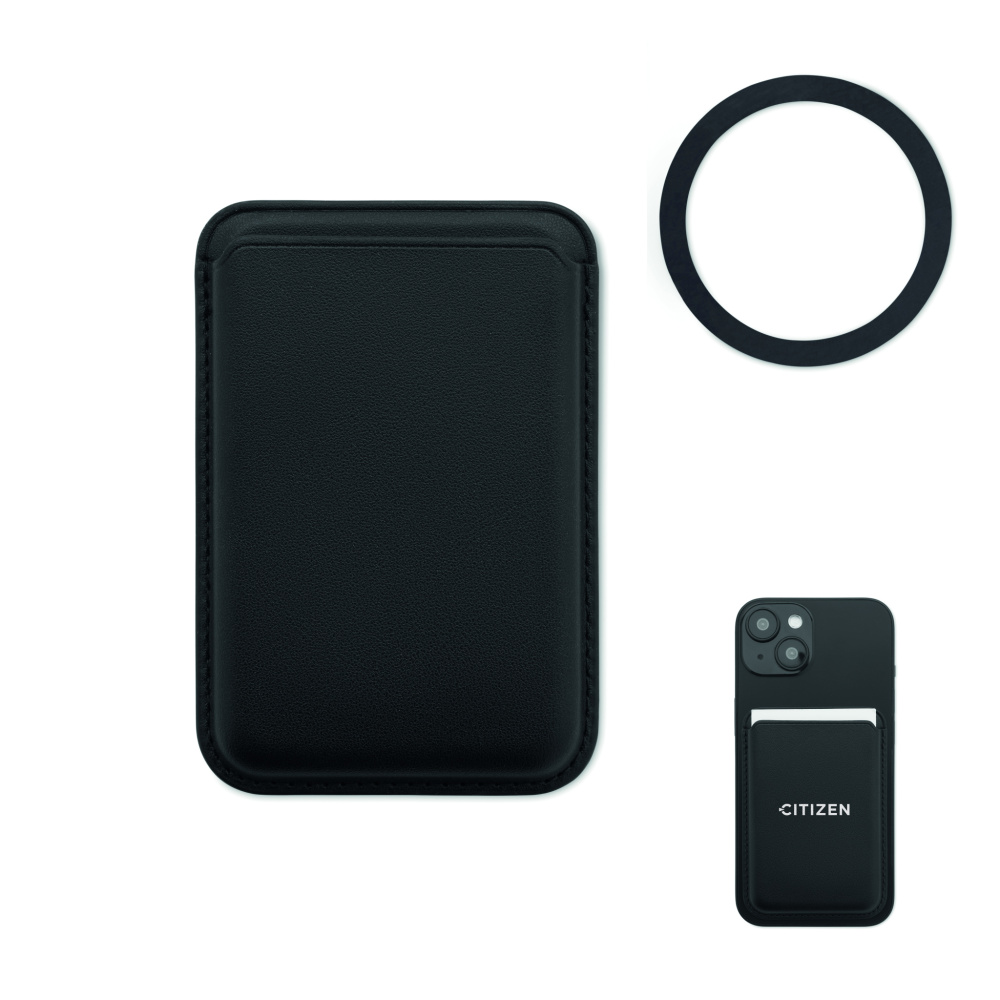 Logo trade advertising product photo of: Magnetic credit card holder